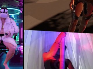 Playing cuckold in VR game Villa training by citor3. Femdom in virtual reality