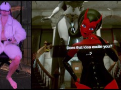 Playing vr game Dominatrix Simulator: tough femdom game in virtual reality