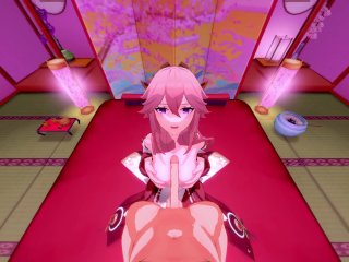 Genshin Impact Yae Miko decided to retire with Zhongli for comfort