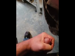 Weight training - Screenshot 11 of 16 - Stroking Cock