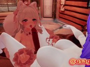 Preview 1 of cat girl loves the taste of cock ♡