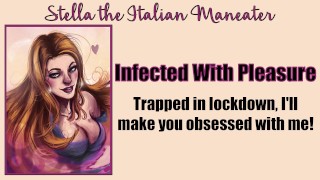 Stella The Italian Maneater Geïnfecteerd Met Plezier Dwingt De Slet Je Op Te Sluiten Met Haar Deepthroat Italiaans Accent