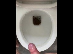 Peeing while wanking - Screenshot 15 of 16 - Hard Cock