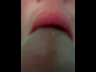 big dick, gagging, cumshot, vertical video