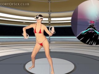 Part 1 of Week 3 - VR Dance Workout. I reached the next level.