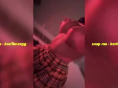 TEEN DOES “DON’T FUCK ME LIKE THAT” TIKTOK that ends with sex – KARLI MERGENTHALER