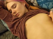 Preview 3 of Sexy teen GiggyyBearr starts the day out the right way (Part 1)