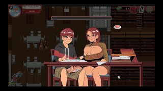 Spooky Milk Life [ Taboo hentai game PornPlay] Ep.19 nerdy girl public handjob in the library