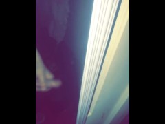 Uncut 8 inch Cumshot All Over The Wall
