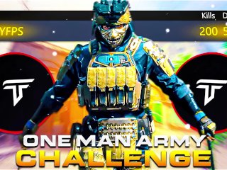 This has NEVER been done in Call of Duty Before! - TDM World Record (One Man Army Challenge)