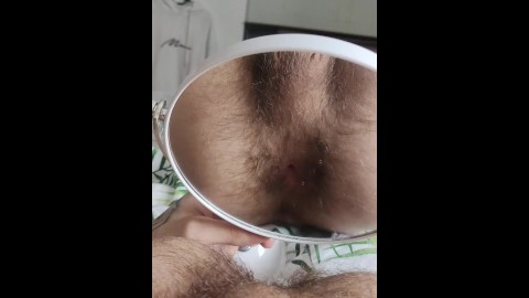 CLOSE UP Showing off my big Anus gape hole dripping with cum yummmy