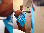 Preview 1 of Big ass Ebony Babe, Bathroom Shenanigans