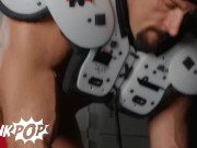 Preview 6 of TWINK POP - Muscled Stud Travis Connor Fucks Cute Towel Guy Ryan Bailey In The Locker Room