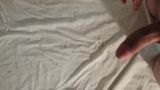 Cumming on my bedsheets