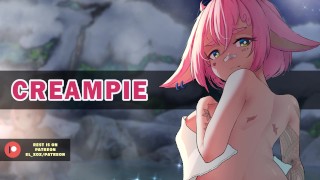 Cream Pie With ASMR In The Hot Springs