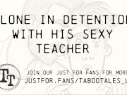 Preview 3 of Gay Erotic Audio ASMR: Detention With His Hot Teacher