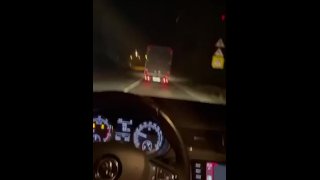 night blowjob on the highway