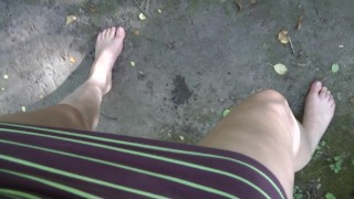 Peeing In The Forest To Mark My Territory