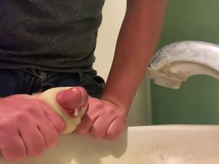 cumshot, verified amateurs, full balls, sex toy