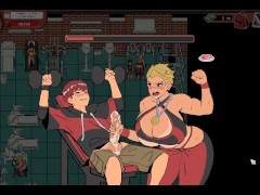 Spooky Milk Life [ Taboo hentai game PornPlay] Ep.23 femdom handjob at the gym