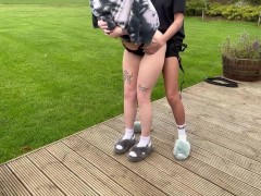 Lesbians almost get caught fucking in public (more on onlyfans@girlsonfilm333)