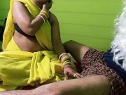 Preview 6 of Big Boobs Indian Bahu Fucks with her old Sasur Ji jabardasti everyday after husband leaves