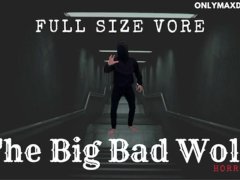 Full size vore - the big bad Wolf horror