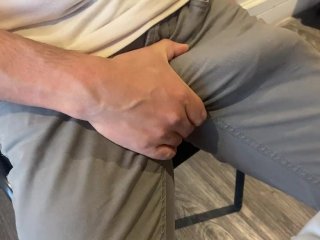 boner in pants, boner, big boner, masturbation