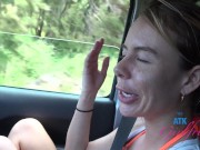 Preview 3 of Summer Vixen on vacation hanging out and giving some amazing roadhead POV