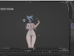 WIP Clipping Be Gone: Timelapse of Animating and Fixing Issues