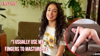 Hot Girl Uses A Vibrator To Masturbate