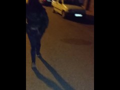 In my hometown: Milf Nude Ass Protest for Clitmate Change!!
