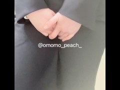 【新入社員OLおもらし】#omorashi #peeaccident #desperation wetting #pee desperation - Screenshot 5 of 16 - Omorashi