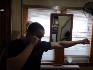 Martial Arts: Cross Hand Remember to do these excercises Nude, its more fun and great for your body