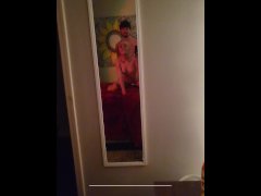 Dicky Dangalo Makes Kinkee Karma Watch Him Fuck Her In The Mirror