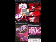 Jerking off to Angel Dust from Hazbin Hotel 😈