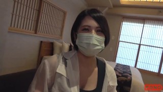 The most pleasant sex with a cute Japan esthetician.