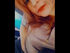 Tattooed thick gal plays with her chickwood