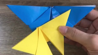 HOW TO MAKE BUTTER FLY WITH PAPER
