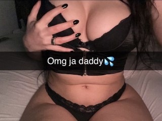 18 Year old Slutty Cheats on her Boyfriend on Snapchat/ Cuckold/ Sexting/Cheating