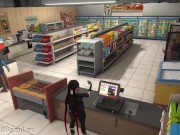 Preview 1 of MILF attempts to steal food for step-sis, both get filled in the back of the store // VRChat ERP