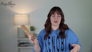 BDSM Paddle Review - Spartacus 'Bitch' houten Zelkova peddel voor spanking