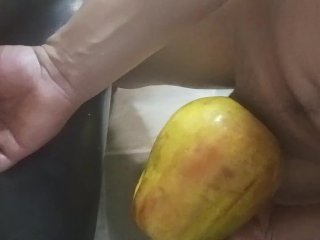teen, tight pussy, fruit fuck, old young
