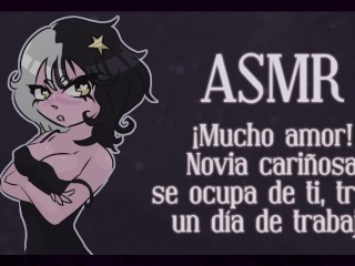 ASMR Español 🖤 | TU Novia Amorosa Te Monta Tras un Largo Día De Trabajo