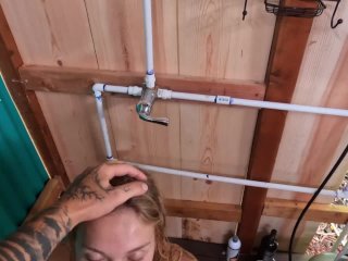 Piss and Spit On My FACE!! Slutty Teen in shower!!