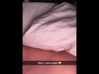 18 year old teen cheats on her boyfriend on Snapchat and has anal sex for the first time After Party