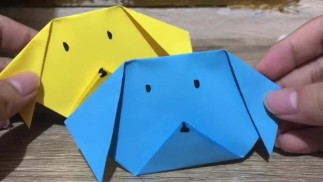 HOW TO MAKE DOG WITH PAPER