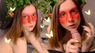 In My Dreams A Hot Elf Girl Came To Me And Gave Me A Great Blowjob After Which We Fucked 4K