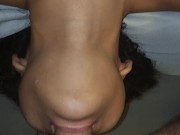 Preview 1 of Upside down throat with cum in mouth 05/06/2023