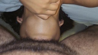 05 06 2023 Upside Down Throat With Cum In Mouth